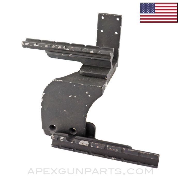 Browning 1919 Optics Mount, 2 Picatinny Rails, Black Painted Aluminum *Good / Shopworn* 