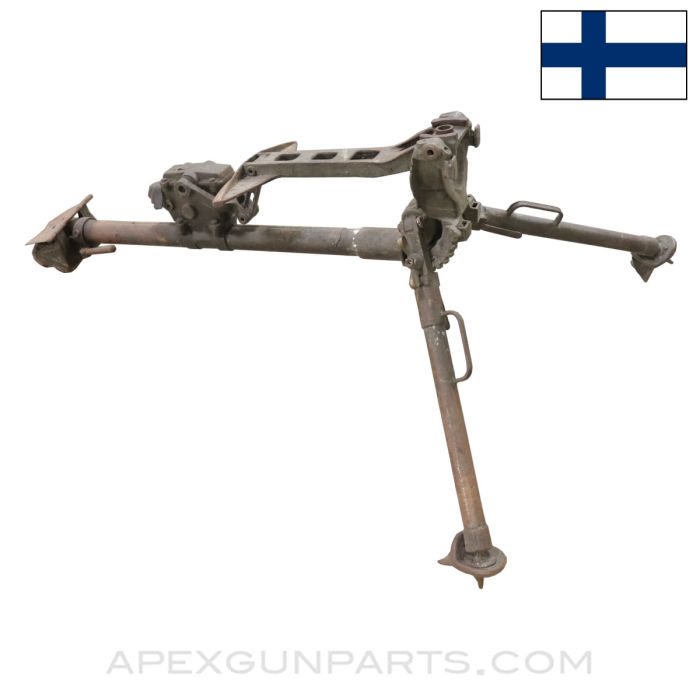 Finnish 1909/21 Maxim Tripod, Stripped Elevation Lock Mechanism *Fair* 