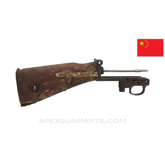 ZB30 Buttstock Assembly, Incomplete, No Grip, No Buttplate, Mostly Stripped, Chinese *Poor* 