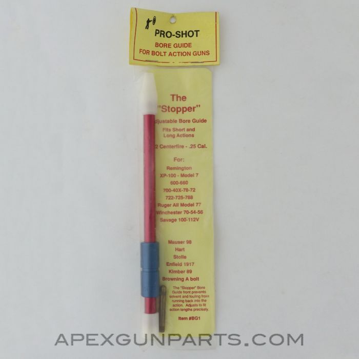 Pro-Shot "Stopper" Series Adjustable Bore Guide, .22 Centerfire - .25cal, Short & Long Action *NEW*