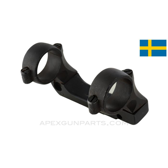 Swedish M41B Mauser Sniper Rifle Scope Mount, No Throw Lever or Mount Screws *Good* 