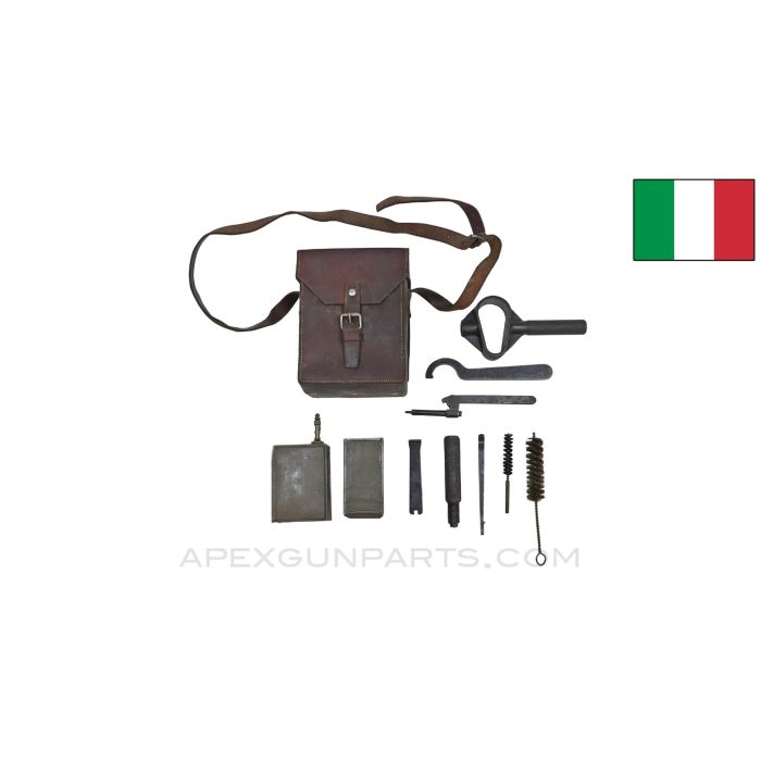 Breda M37 Armorer Pouch, Missing Barrel Glove and Cleaning Brush *Good*