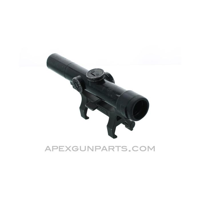German 4X Model 1 Rifle Scope, Fits HK91 / HKG3, 7.62X51, *Good*