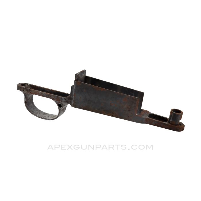 M1912 / M1908 Mauser Trigger Guard, Stripped w/ Floor Plate Catch, Partial Caliber Conversion to .30-06/7.92x57, *Fair*