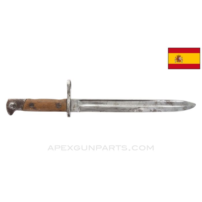 Spanish M1893 Mauser Rifle "Humpback" Bayonet *Good*