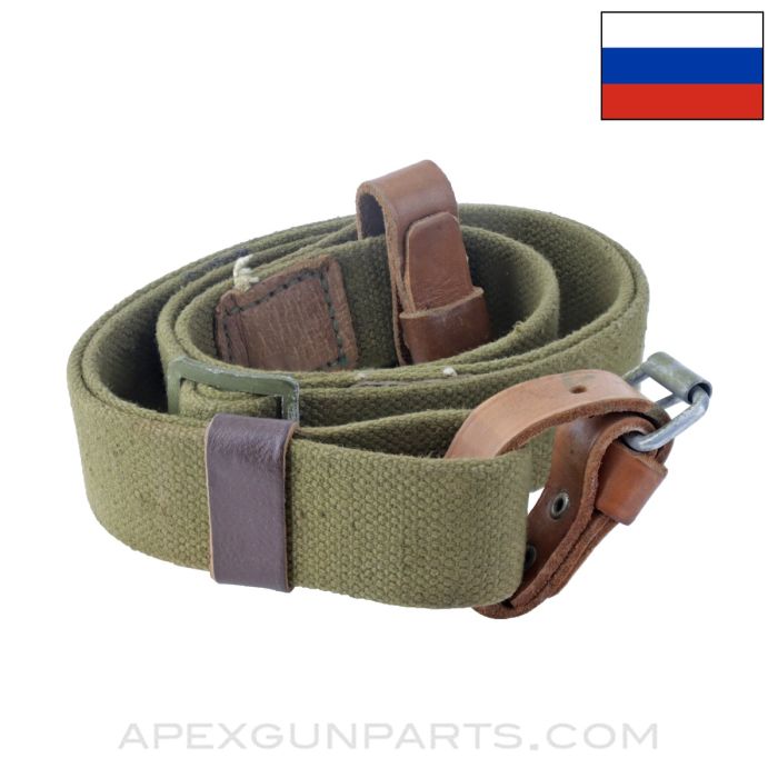 Russian M91/30 Mosin Nagant Sling, Canvas, Green *Very Good* 