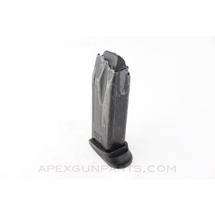 H&K USP Compact Magazine, 10rd, w/ Finger Extension, Steel, 40 S&W *Good*