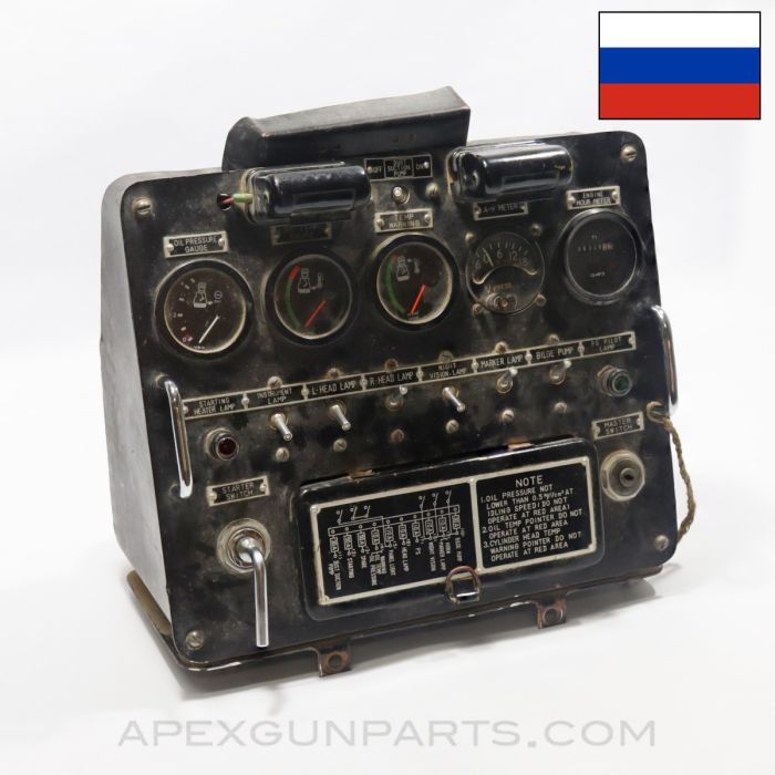 Gulf War Bring Back Captured Iraqi T55/BMP Soviet Vehicle Instrument Panel *Good*