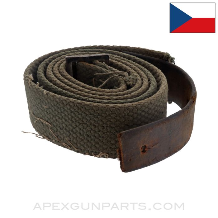 Czech VZ-52 Rifle Sling, Green Canvas *Good*