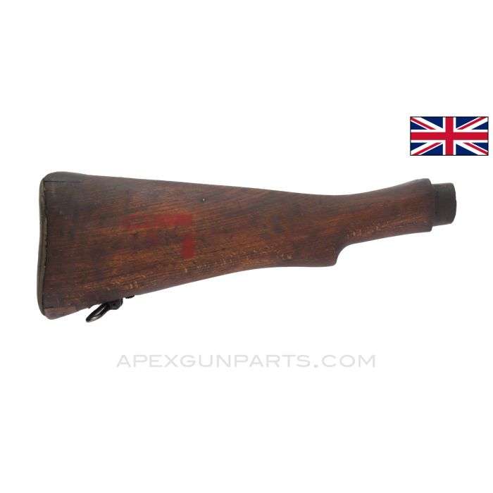 Lee-Enfield Rifle #1 Buttstock, Complete, w/ Hardware *Good* 
