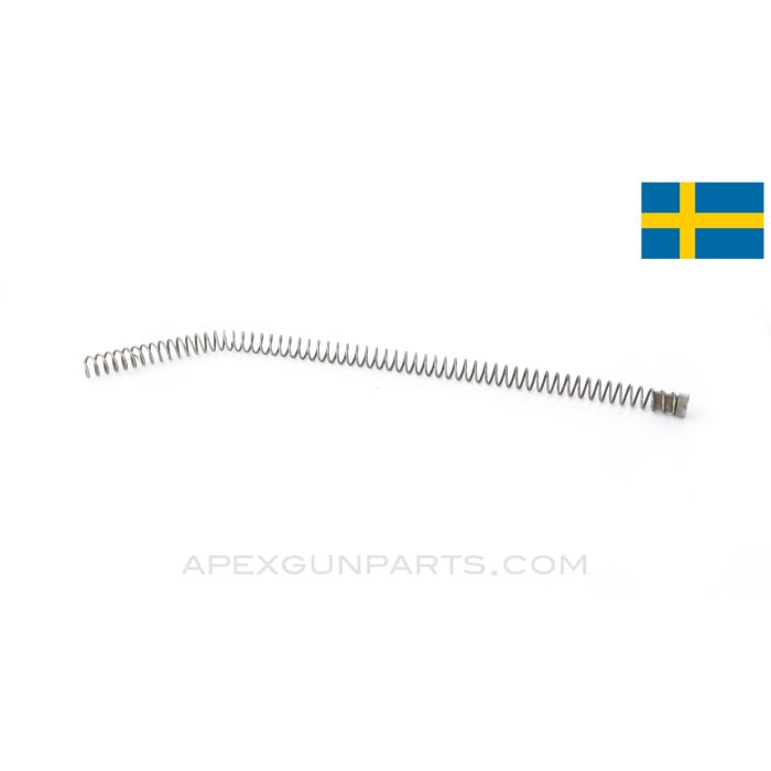 Swedish M1937/M1921 BAR Buffer Spring Head, w/ Worn Spring, *Good*