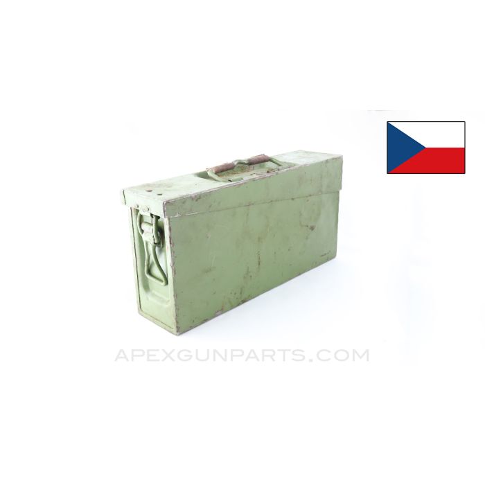 Czech ZB37 Ammo Can, w/ Carry Handle, No Belt Alignment Insert *Good* 