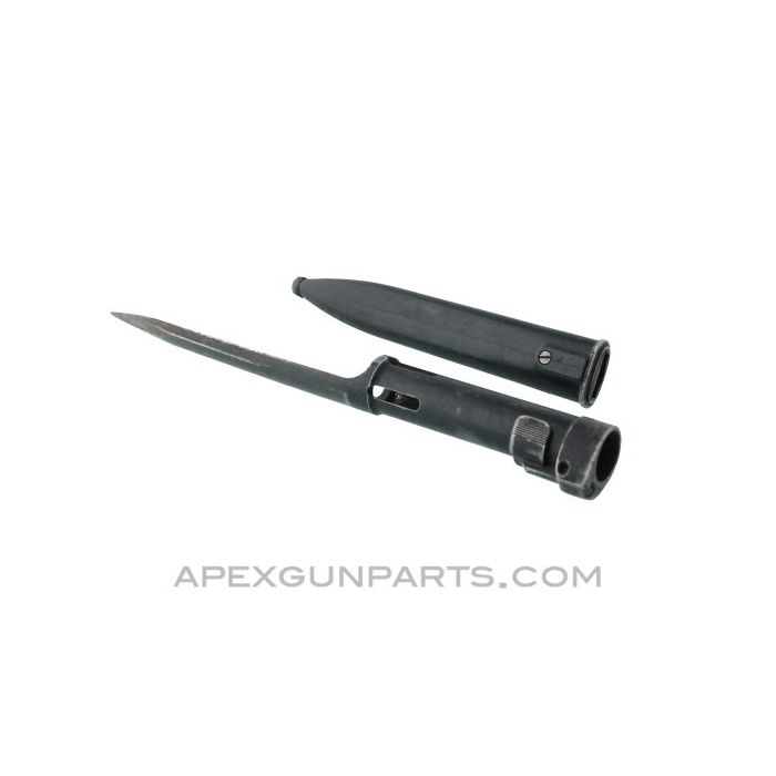 FAL Bayonet & Scabbard, Socket Type, *Good*
