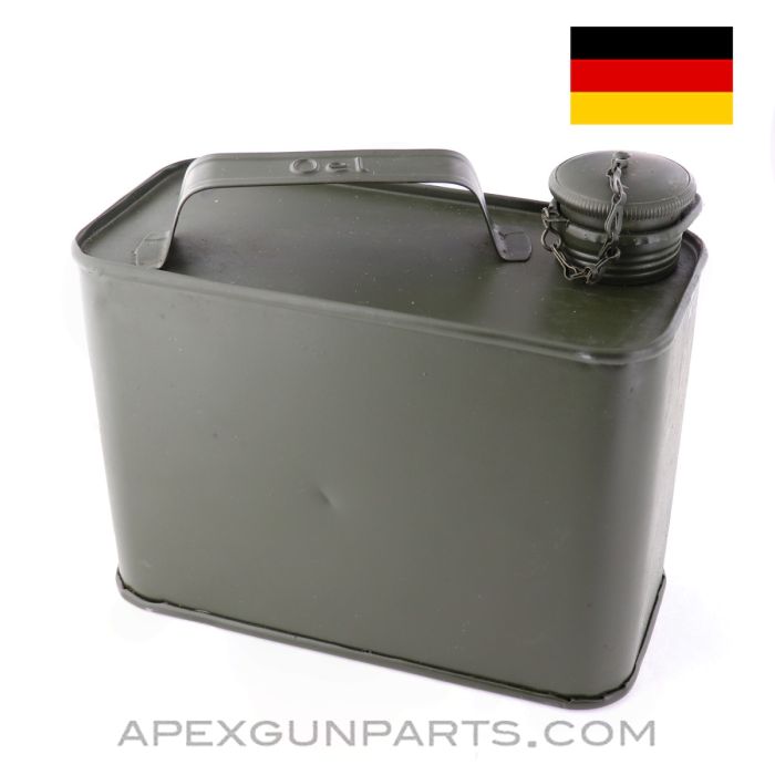 German MG Oil Canister, WWII Waffen Marked *Very Good*