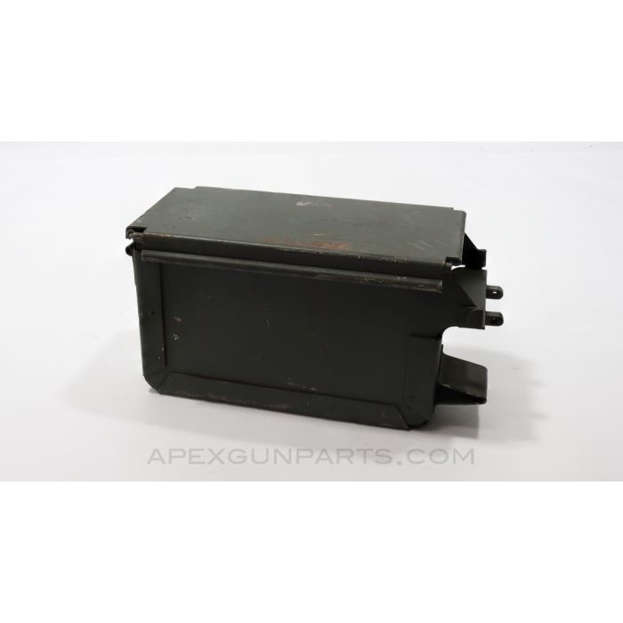 Browning 1919A4 .30 Cal Ammo Box, 100rd Belt, Green, Steel, New MFG, .30-06 *Good* 