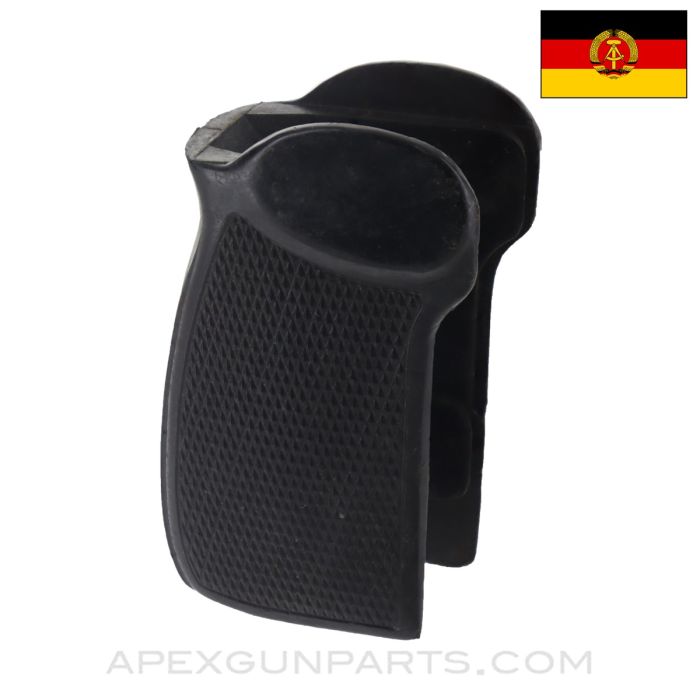 East German Makarov Pistol Grip, Black Plastic, *Good*