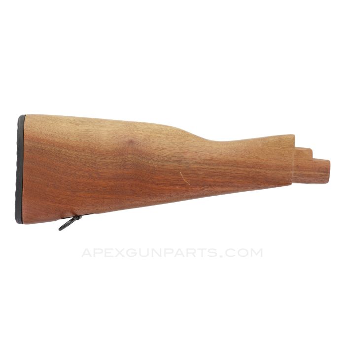 AK Wood Buttstock, Light Walnut Stained, US Made *Very Good*