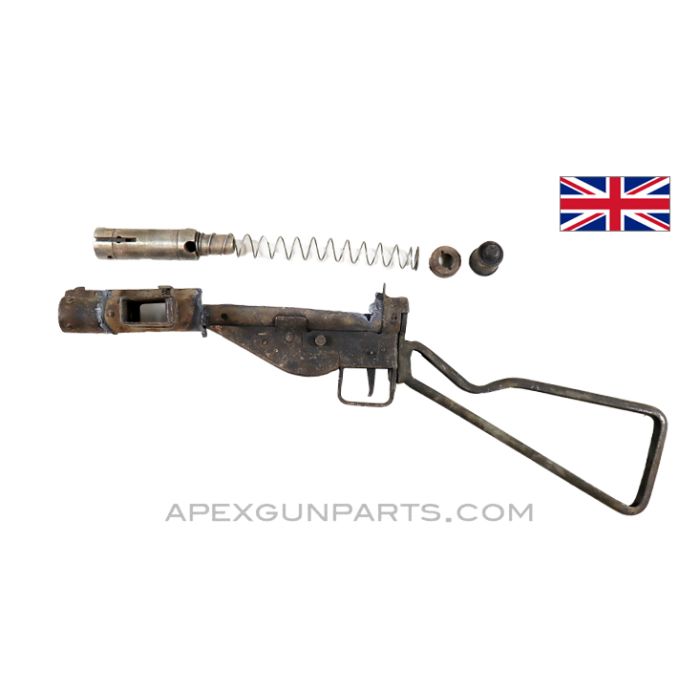 STEN MK3 SMG Parts Set W/Skeleton Stock, 9mm Luger 