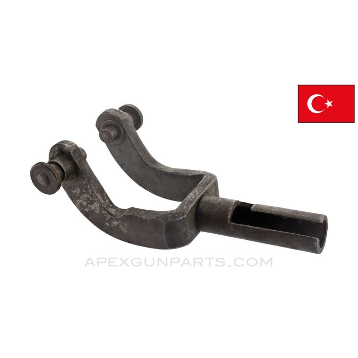 Turkish M38 / 1893 Mauser Rifle A/A Monopod Extension, Attaches to ZB30 LMG, Steel, Type 1 *Good*
