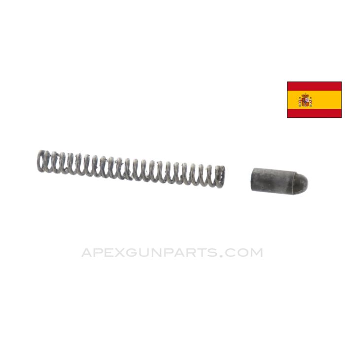 CETME Model L Rear Sight Windage Wheel Detent & Spring, *Good*