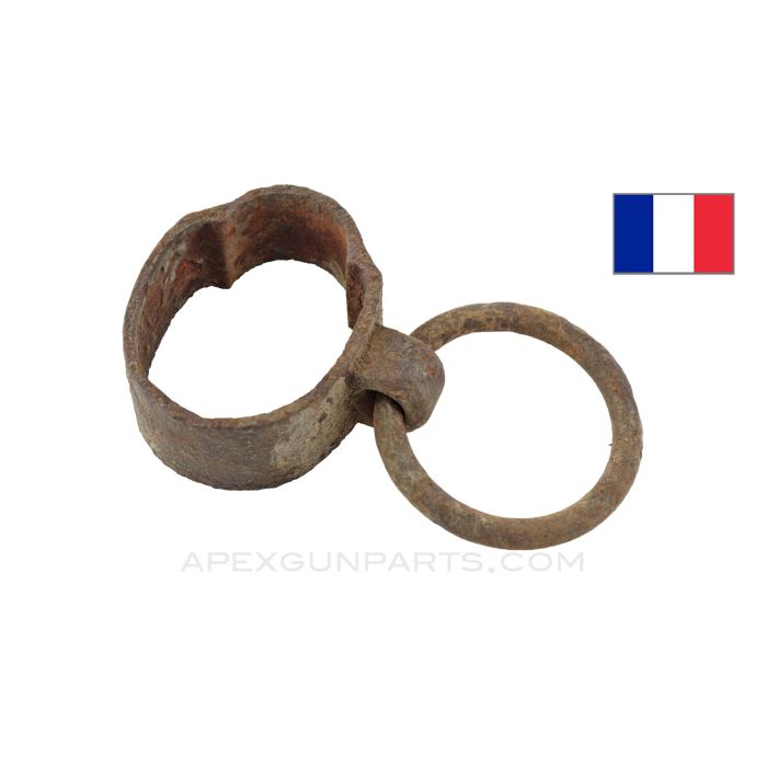 French Berthier Rifle Rear Band, No Handguard Type *Fair / Rusty* 