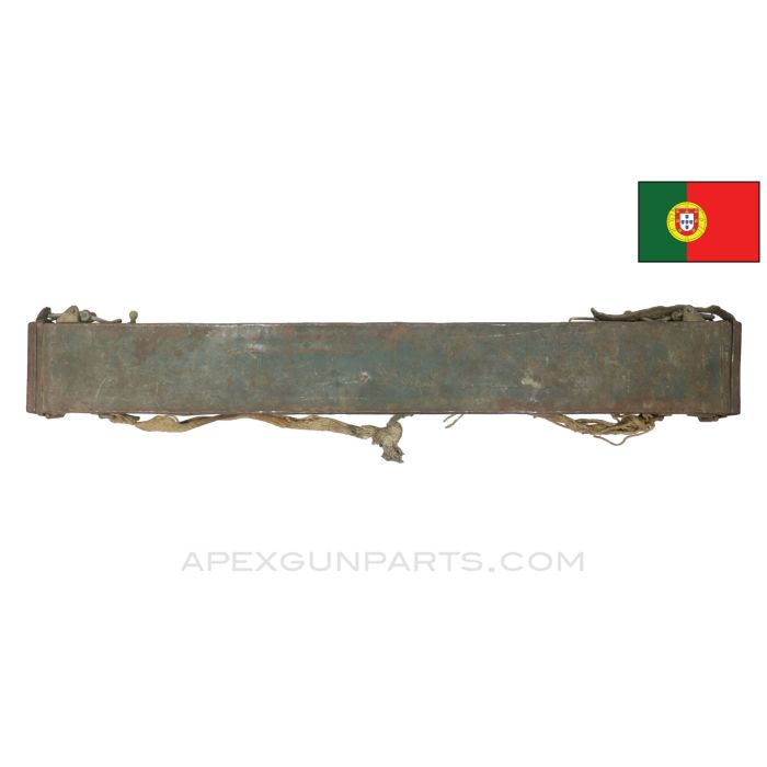 Maxim MG-08 / Vickers MG Double Barrel Carrier, Steel, Portuguese MFG *Fair*