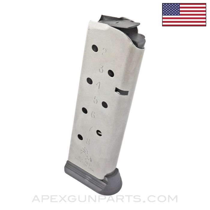 Colt 1911 Government / Commander Magazine, 8rd, 45 Auto W / Base Pad *NEW*