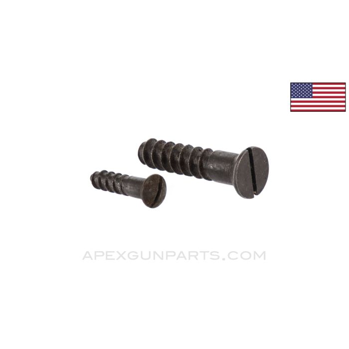 P14 / M1917 Enfield Rifle Buttplate Screw Set *Good* 