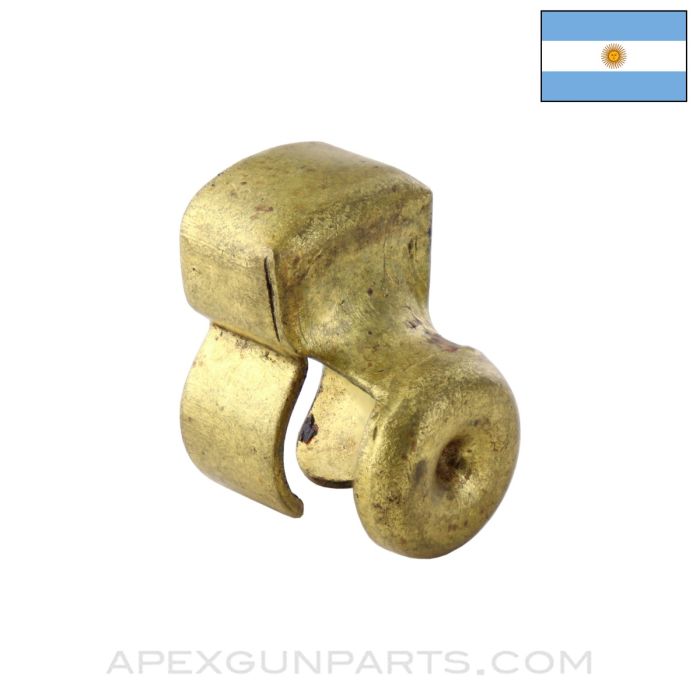 M1891/M93/M95 Argentine Mauser Brass Nosecap / Muzzle Cover, Unmarked *Good*