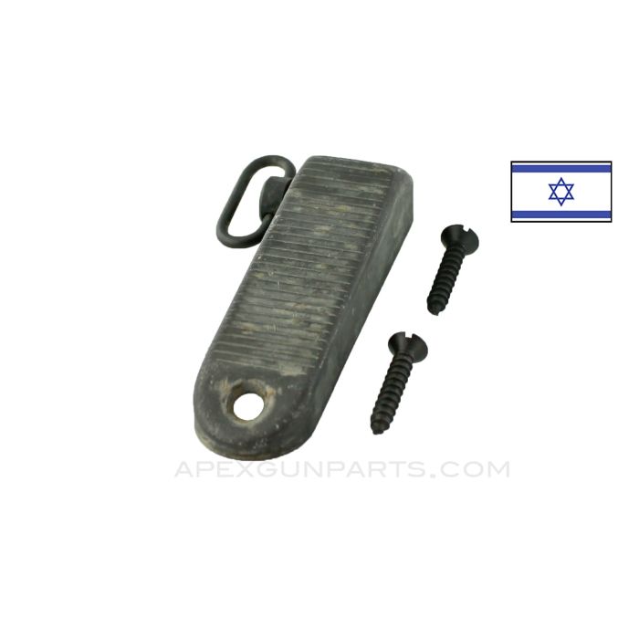 UZI Wood Stock Buttplate with Screws *Excellent*