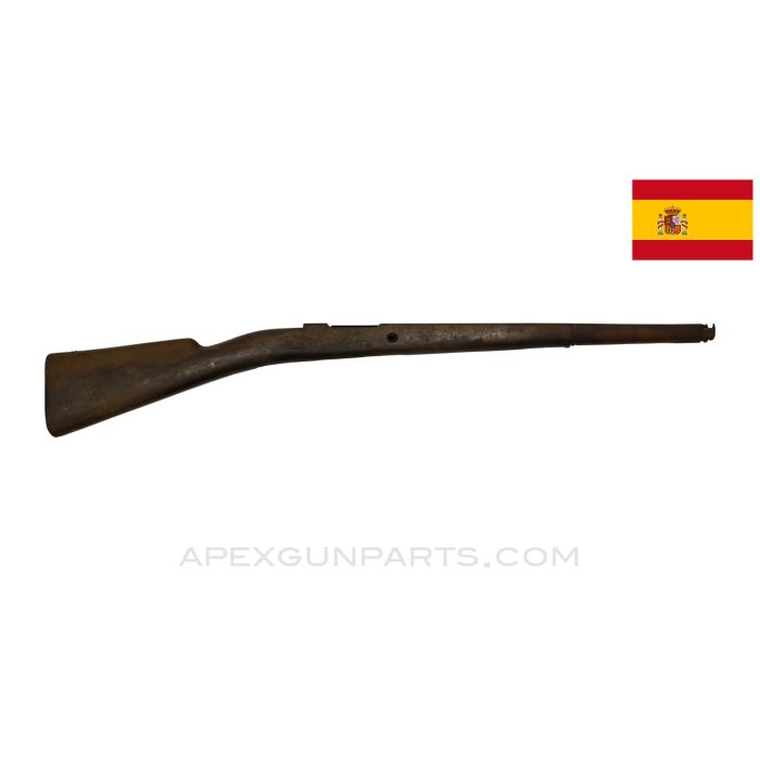Spanish 1916 Short Rifle M93/M95 Mauser Stock, 37.5", Wood *Fair*