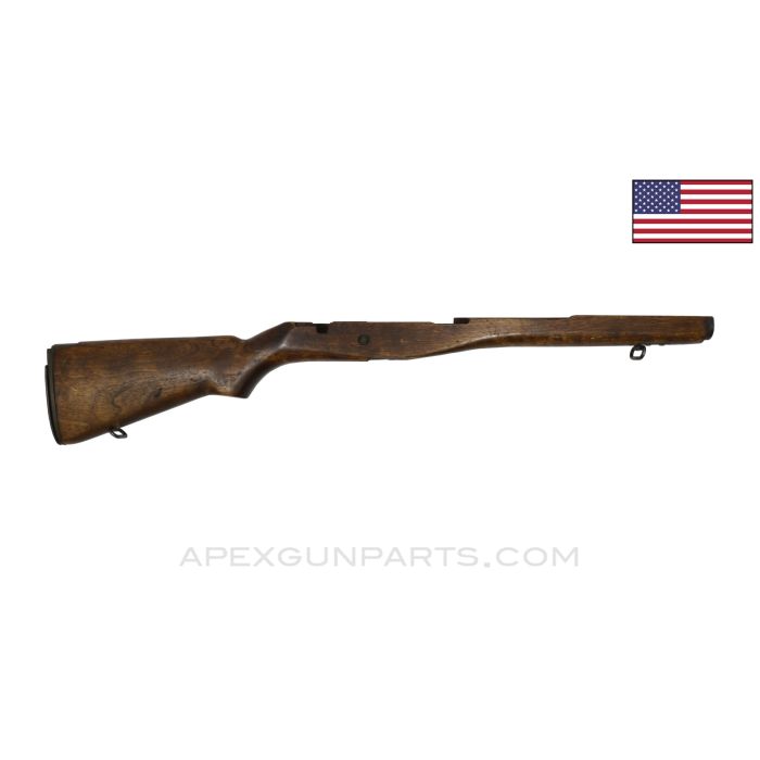 USGI M14 Rifle Stock, 33", Refinished Wood, *Very Good*