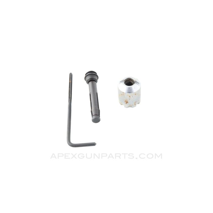 AK Headless Case Extractor, Blank Firing Cap and Gas Port Reamer Tool, *Good*