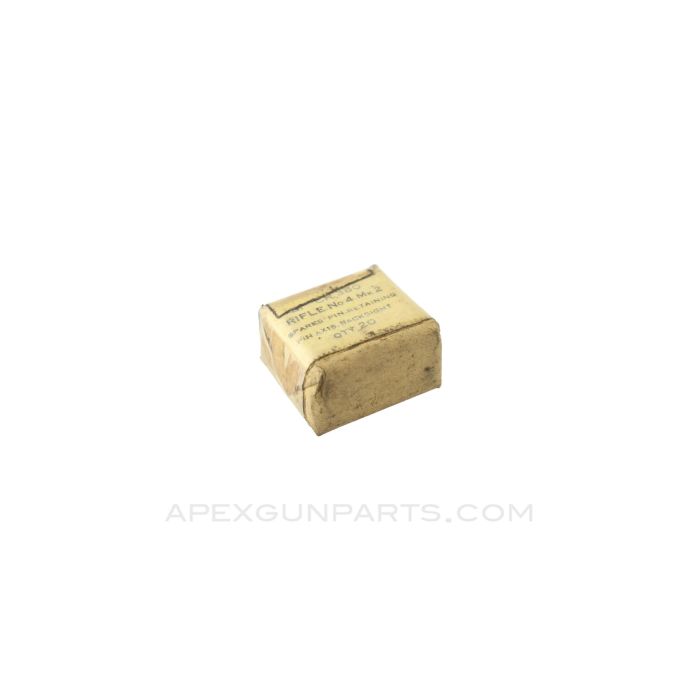 Enfield #4 Mk 2 Backsight Axis Retaining Pin, Pack of 20 *NIW*  P/N CR 360