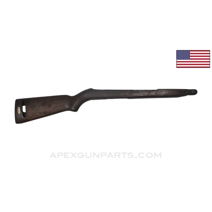 M1 Carbine Stock, 28.5", Stripped, Type 3, Various US MFG, Wood, *Good*