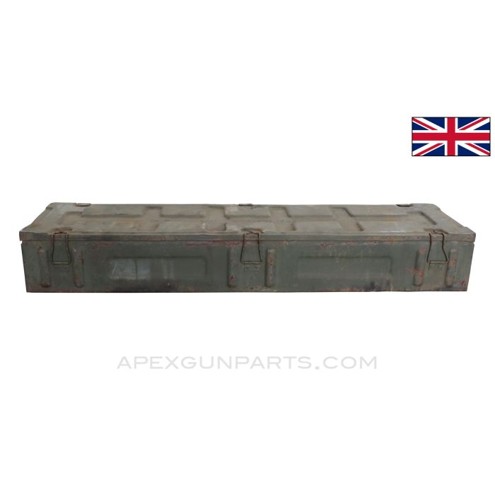 British "C235" Munitions Transit Case, Steel, WW2 Dated *Good* 