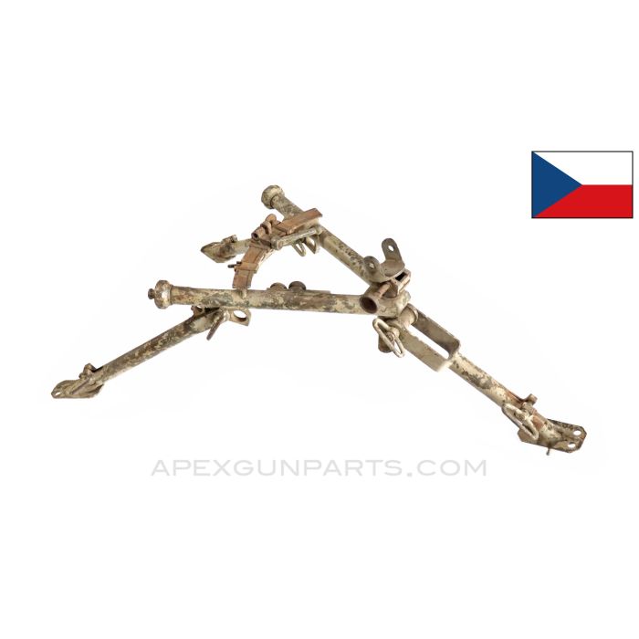 ZB37 Field Tripod w/ Modified 1919 Pintle, Tan Painted *Good* 