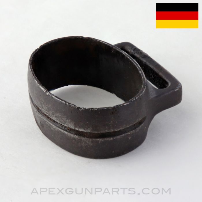 German K98k Mauser Lower Barrel Band, Milled, Waffen Marked *Fair*