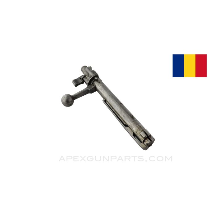 Romanian VZ-24 Mauser Bolt Assembly, Complete, Standard M98 Length, 7.92x57 *Good*