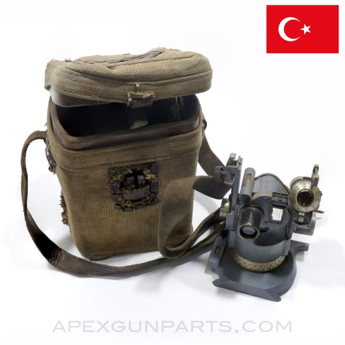 Turkish MG-08 Maxim Indirect Fire Director, w/ Transit Case *Good*