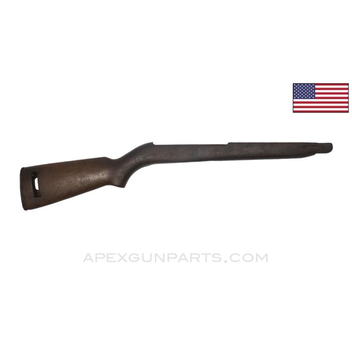M1 Carbine Stock, 28.5", Partially Stripped, Type 1, Winchester, Wood, *Good*