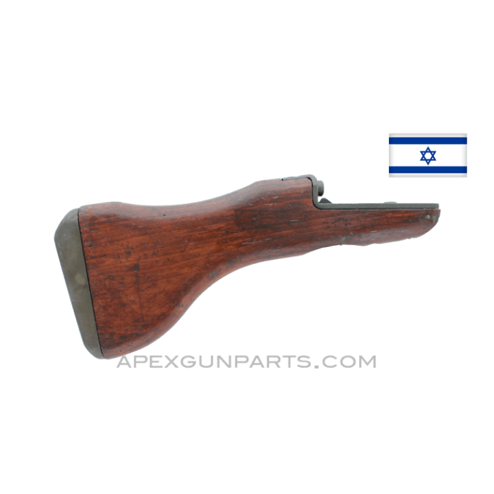 UZI Wood Buttstock Assembly, Complete, Type 4, Quick Detach, *Very Good*