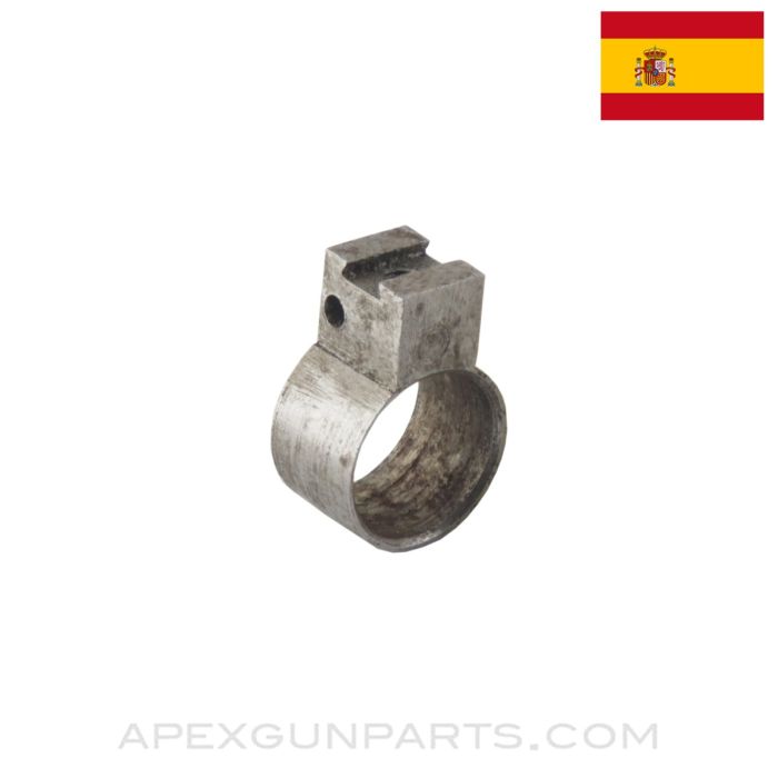 Spanish M1916 Mauser Short Rifle Front Sight Base, In the White with No Parts Fitted *Unused / Shopworn* 