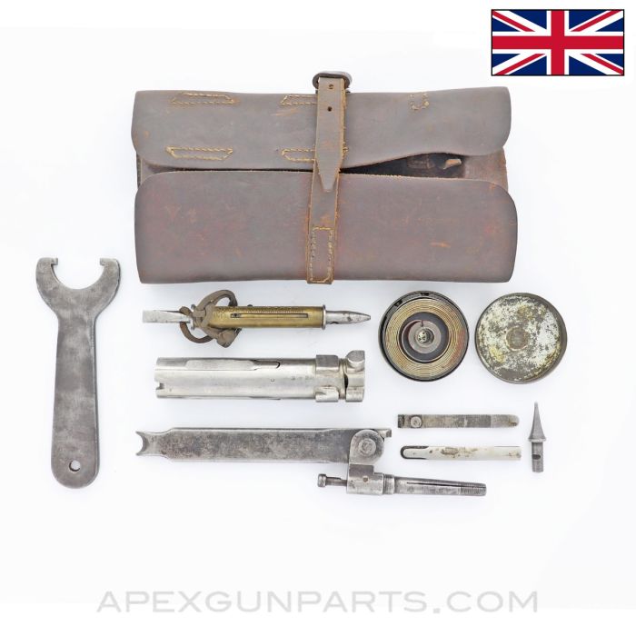 Lewis Gun Spare Parts & Tool Wallet Set, WWI *Good*