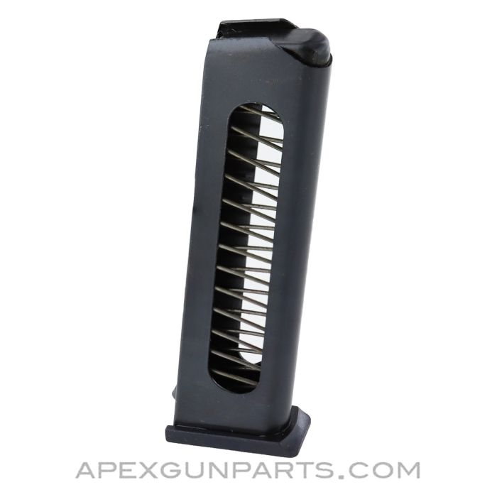 Makarov Pistol Magazine, 8rd, w/ Hump, Blued, 9X18 Makarov *NEW*