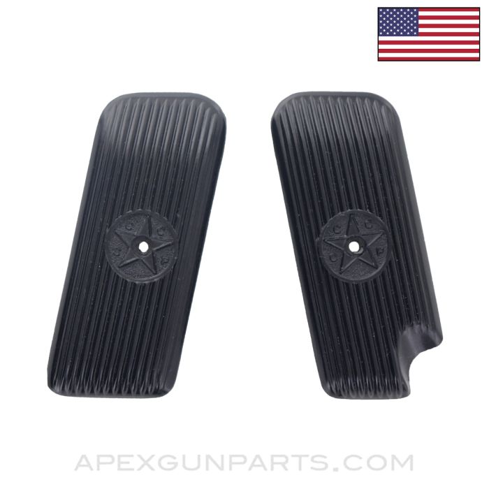Tokarev Grips, w/ CCCP Star, Black Polymer *New Manufactured*