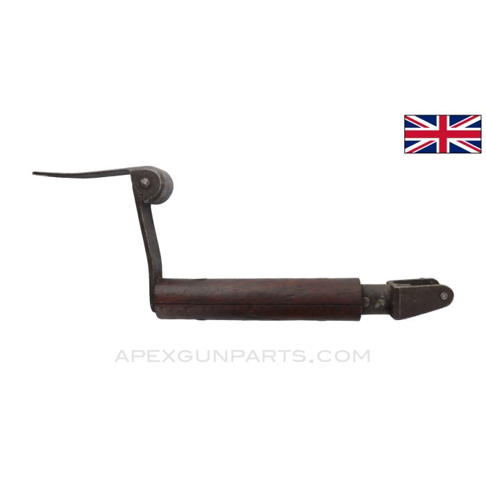 British Hotchkiss M1909 "Portative" LMG Stock Assembly, w/ Mounting Screw *Good*