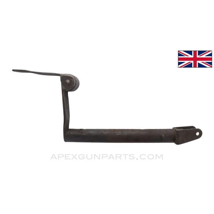British Hotchkiss "Portative" LMG Stock, Stripped w/ Shoulder Rest *Good* 