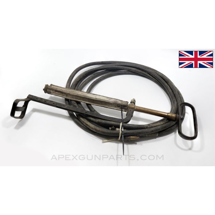 British WWII Type Blitz Stirrup Water Pump Assembly, Square Stirrup Type *Good*