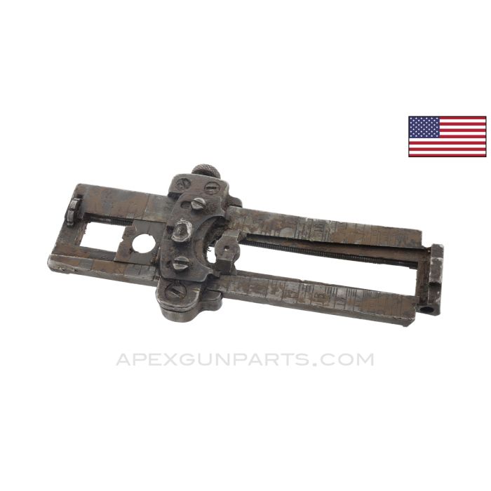 Browning M1917A1 MG Rear Sight Assembly *Fair*